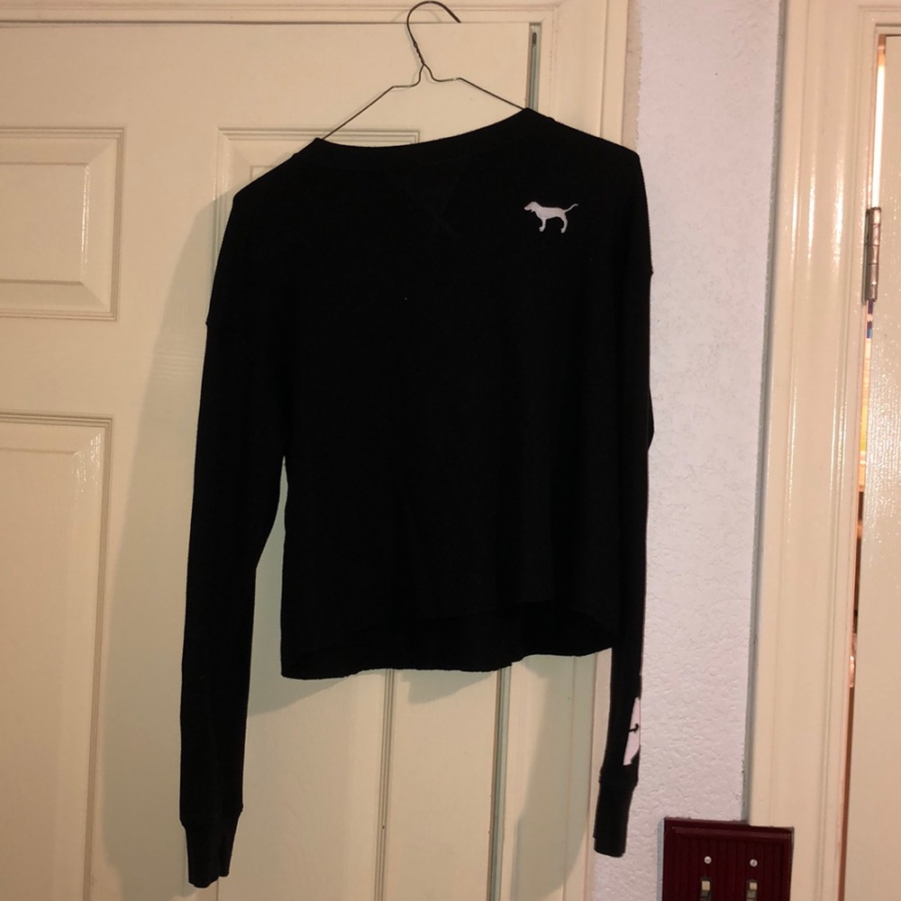 Pink crew neck sweater